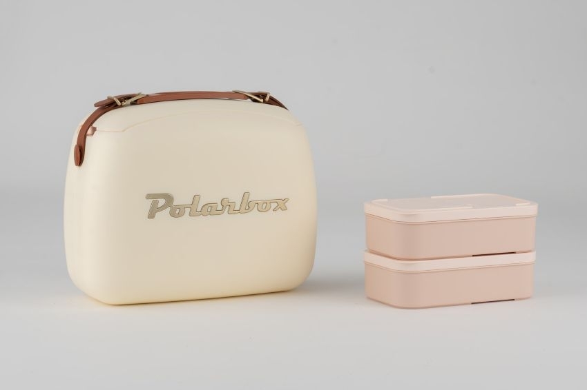 POLARBOX Kühlbox 6 Liter inkl. 2 Behälter cream-go