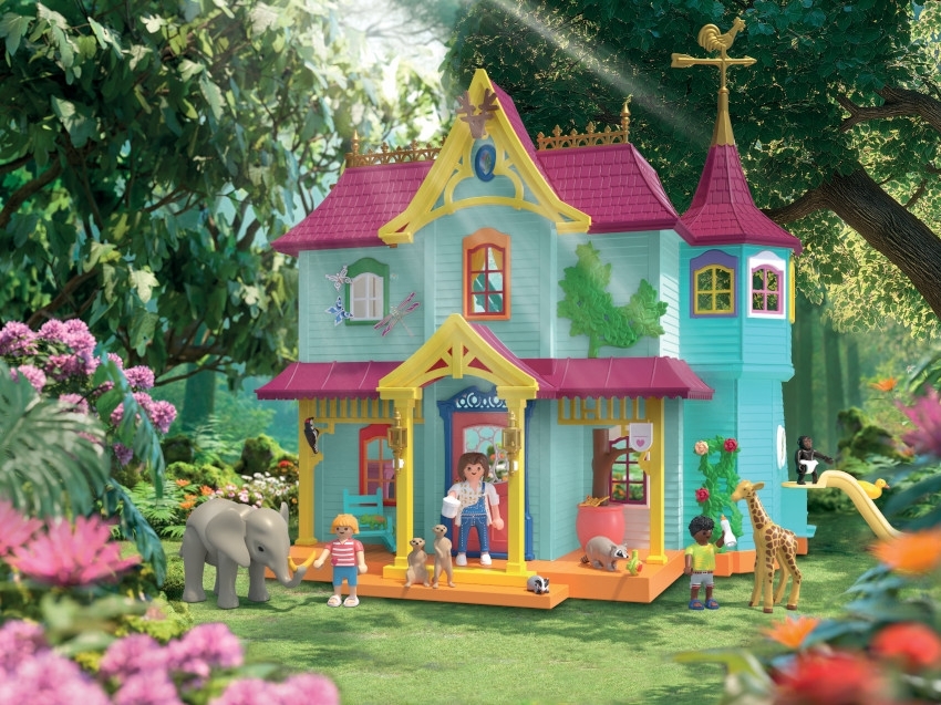 PLAYMOBIL Kunterbunte Tiervilla 71852
