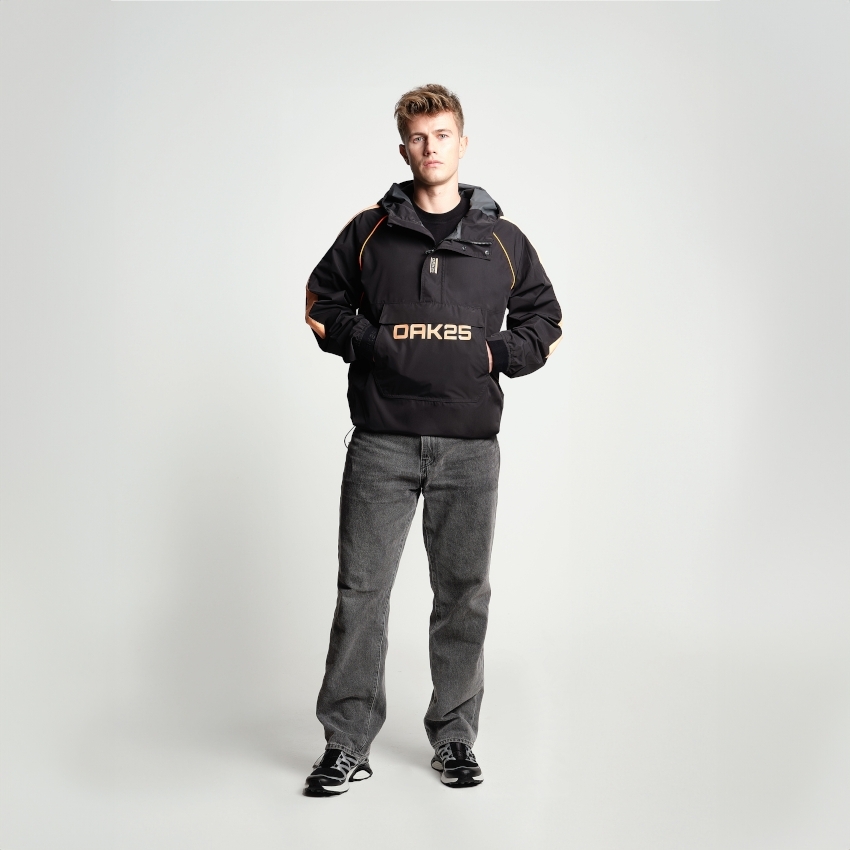 OAK25 Commute Windbreaker L, black-peach