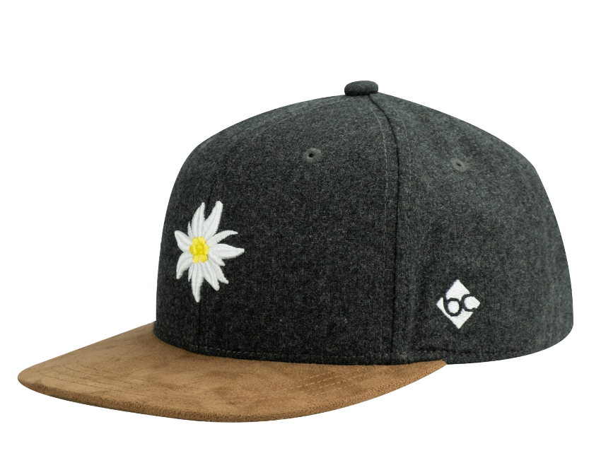 BAVARIAN CAPS Edelweiß Klassik - Wildleder