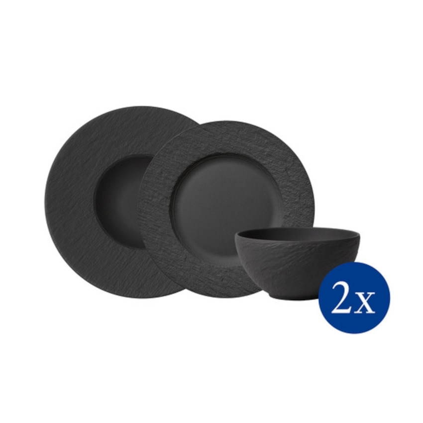 VILLEROY & BOCH Manufacture Rock Starterset 6tlg.