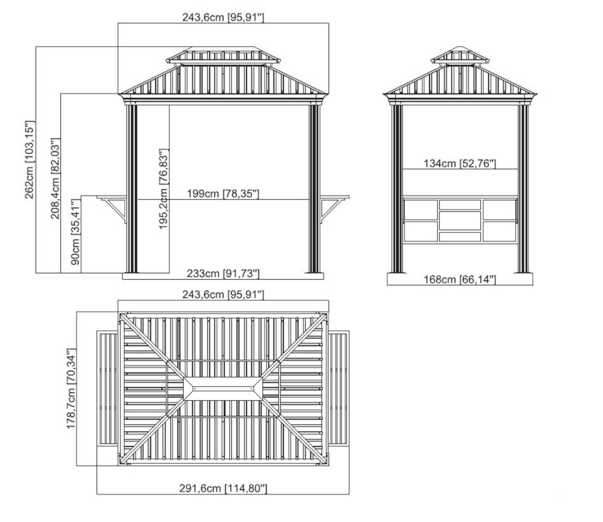 SOJAG Grillpavillon Messina BBQ