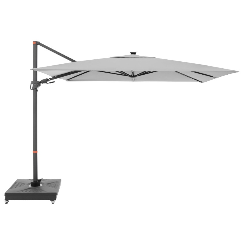 DOPPLER MyZone Side Sonnenschirm Hellgrau