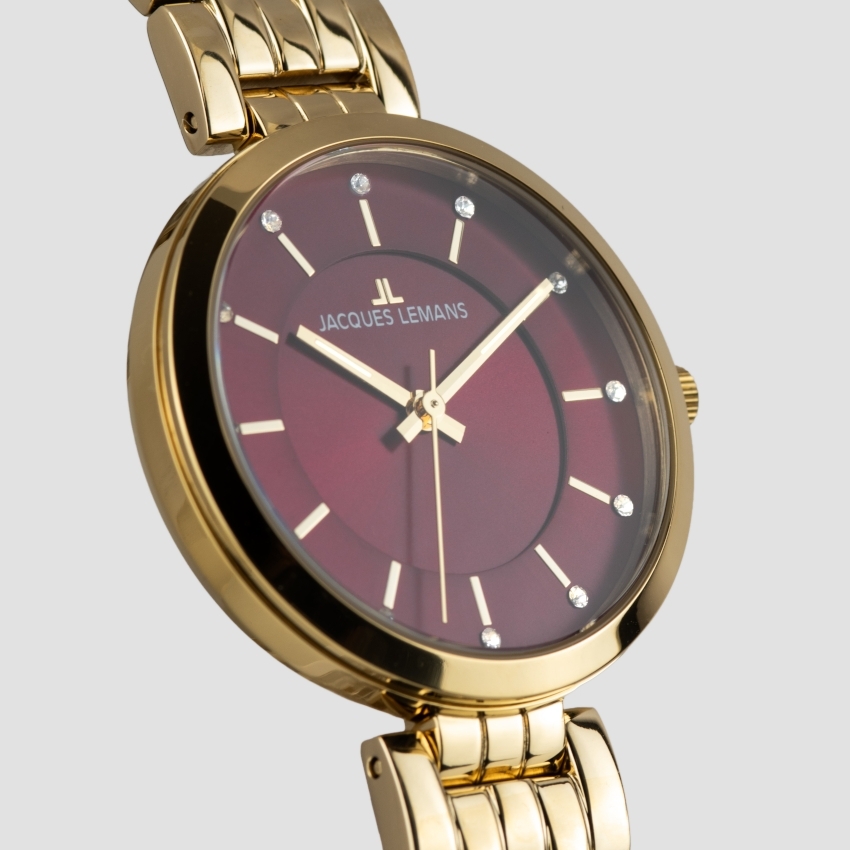 JACQUES LEMANS Milano 32 mm Damenuhr - rot