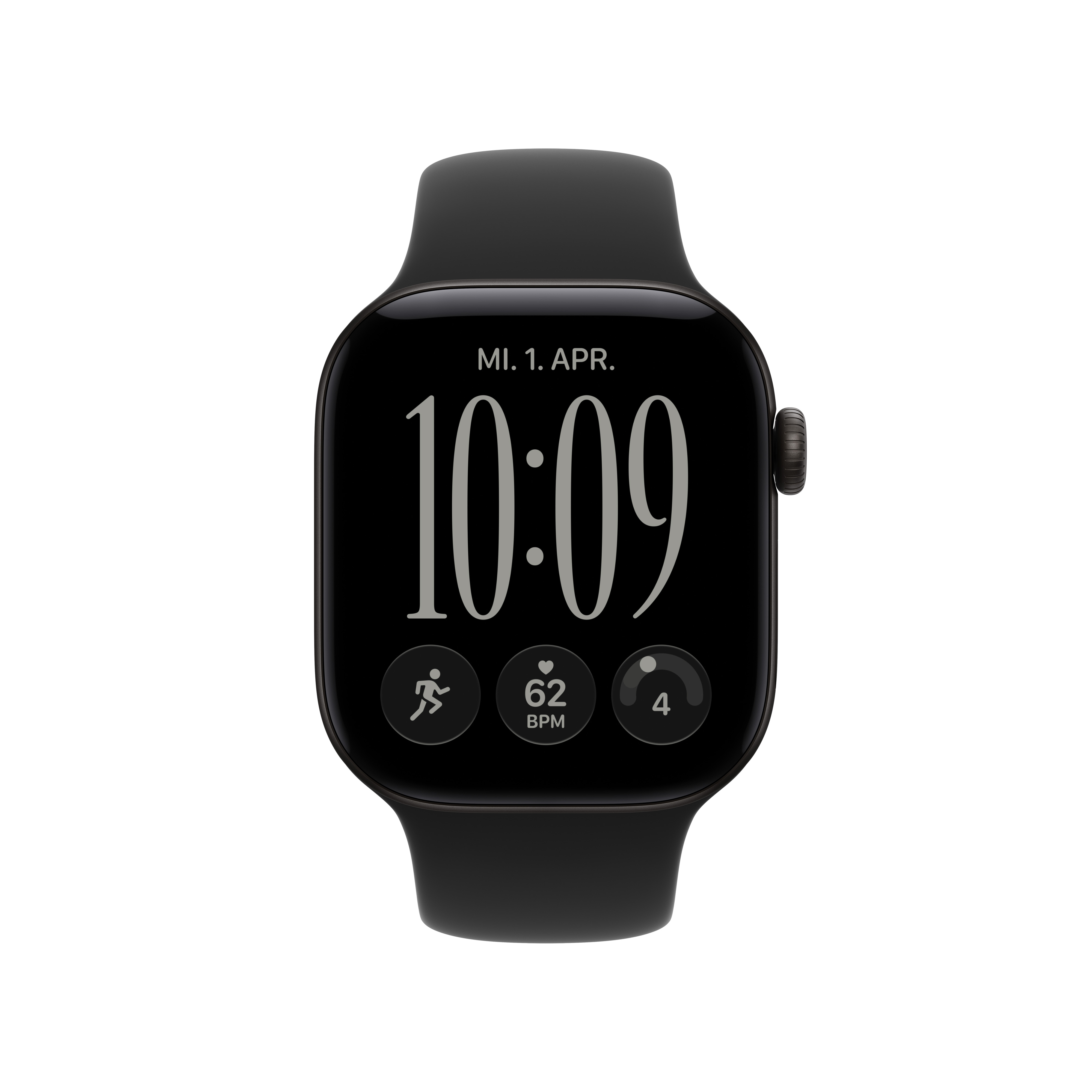 APPLE Watch Series 12 GPS+Cellular 42mm black M/L