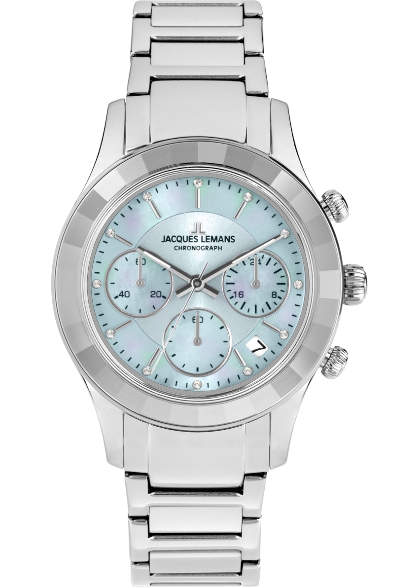 JACQUES LEMANS Venice 38 mm Damenuhr - blau