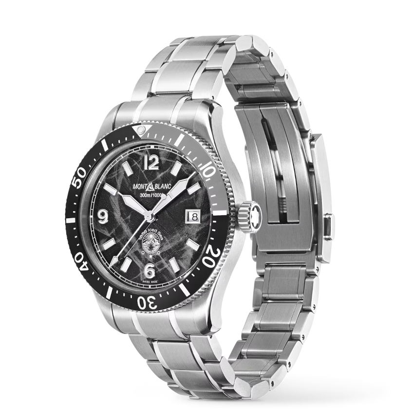 MONTBLANC 1858 Iced Sea Automatic Date - schwarz