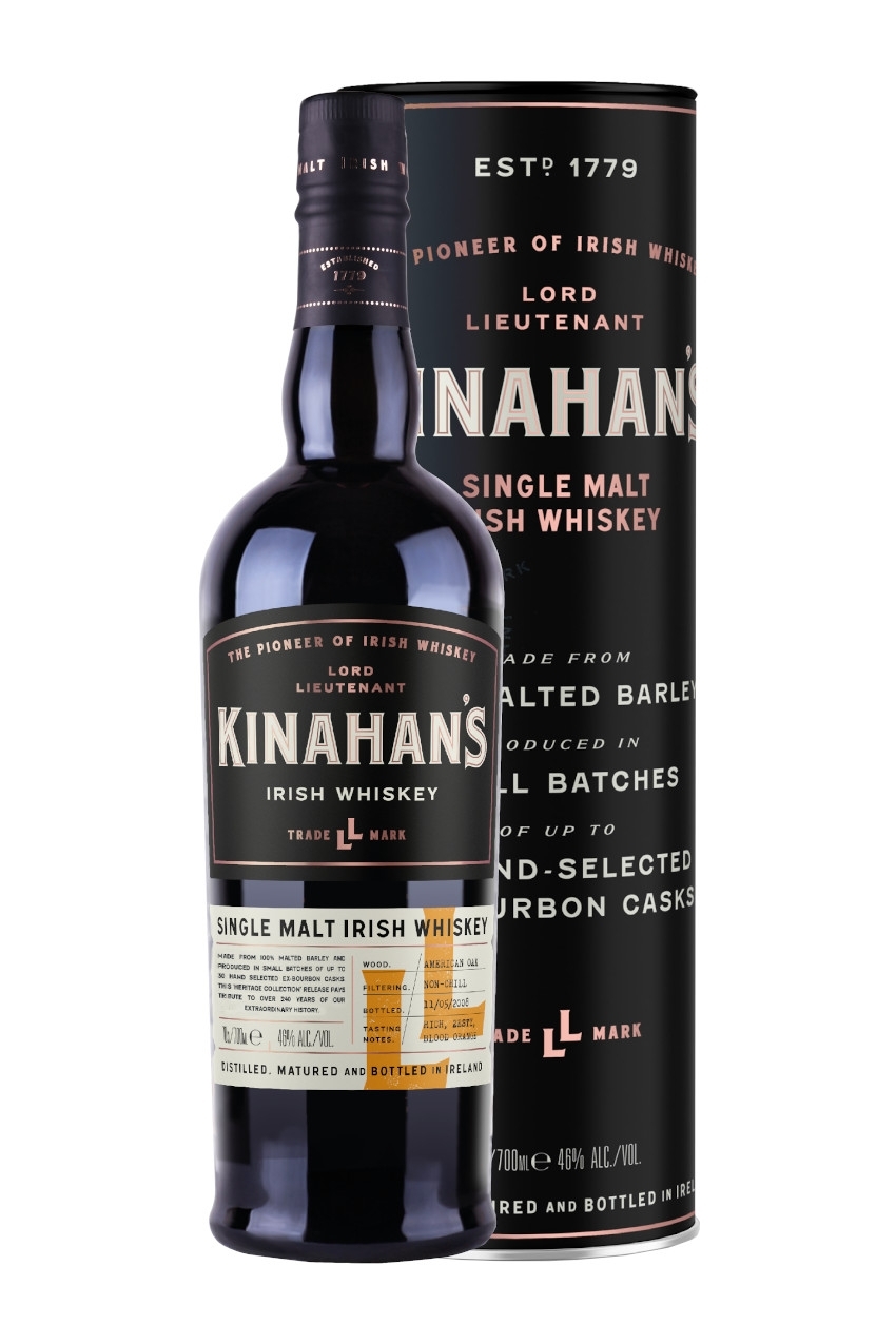 KINAHAN'S Irish Single Malt Whiskey