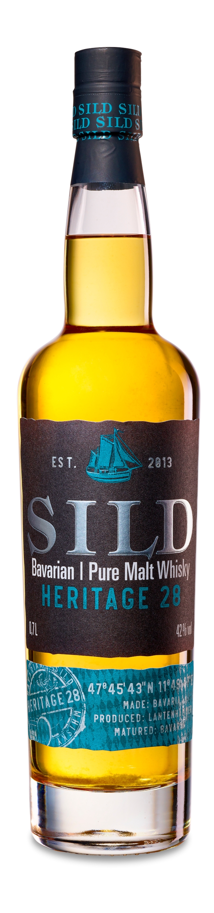 LANTENHAMMER Sild Bavarian Whisky 42% 0,7 L