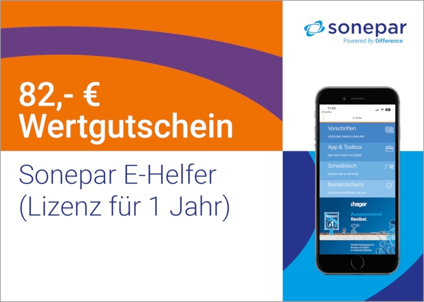 Sonepar E-HELFER Jahreslizenz