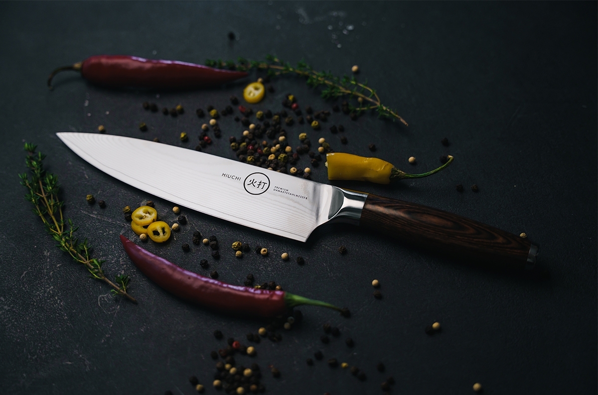 HIUCHI Damaststahlmesser Typ GYUTO