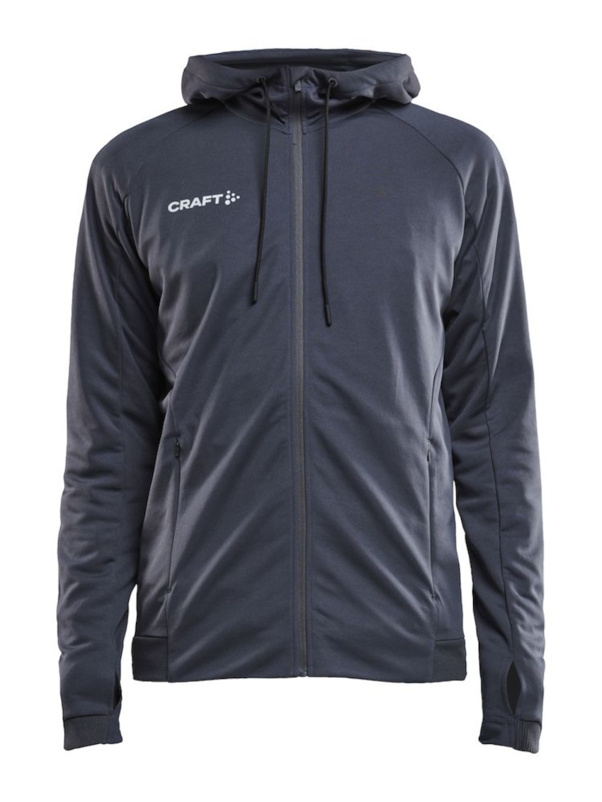 CRAFT Evolve Hood Jacket Herren, asphalt, XXL