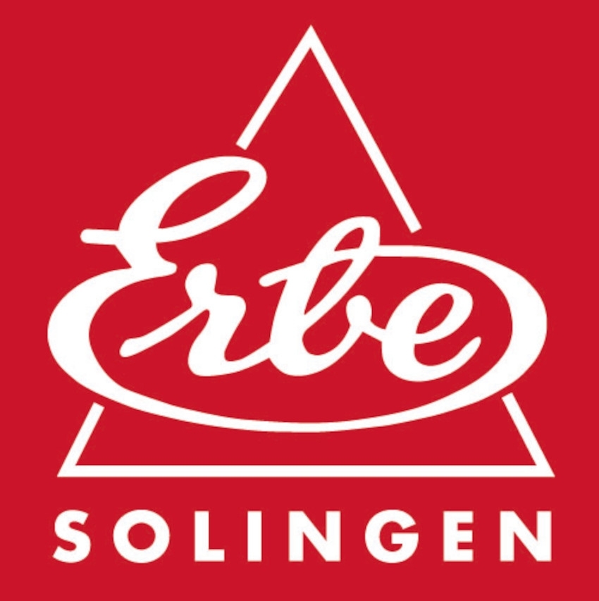 ERBE Grillpinzette im Leder-Etui, 30cm